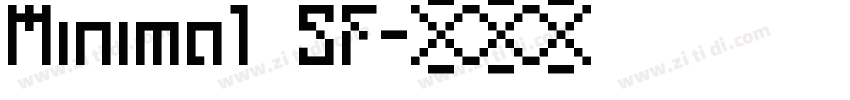 Minimal SF字体转换